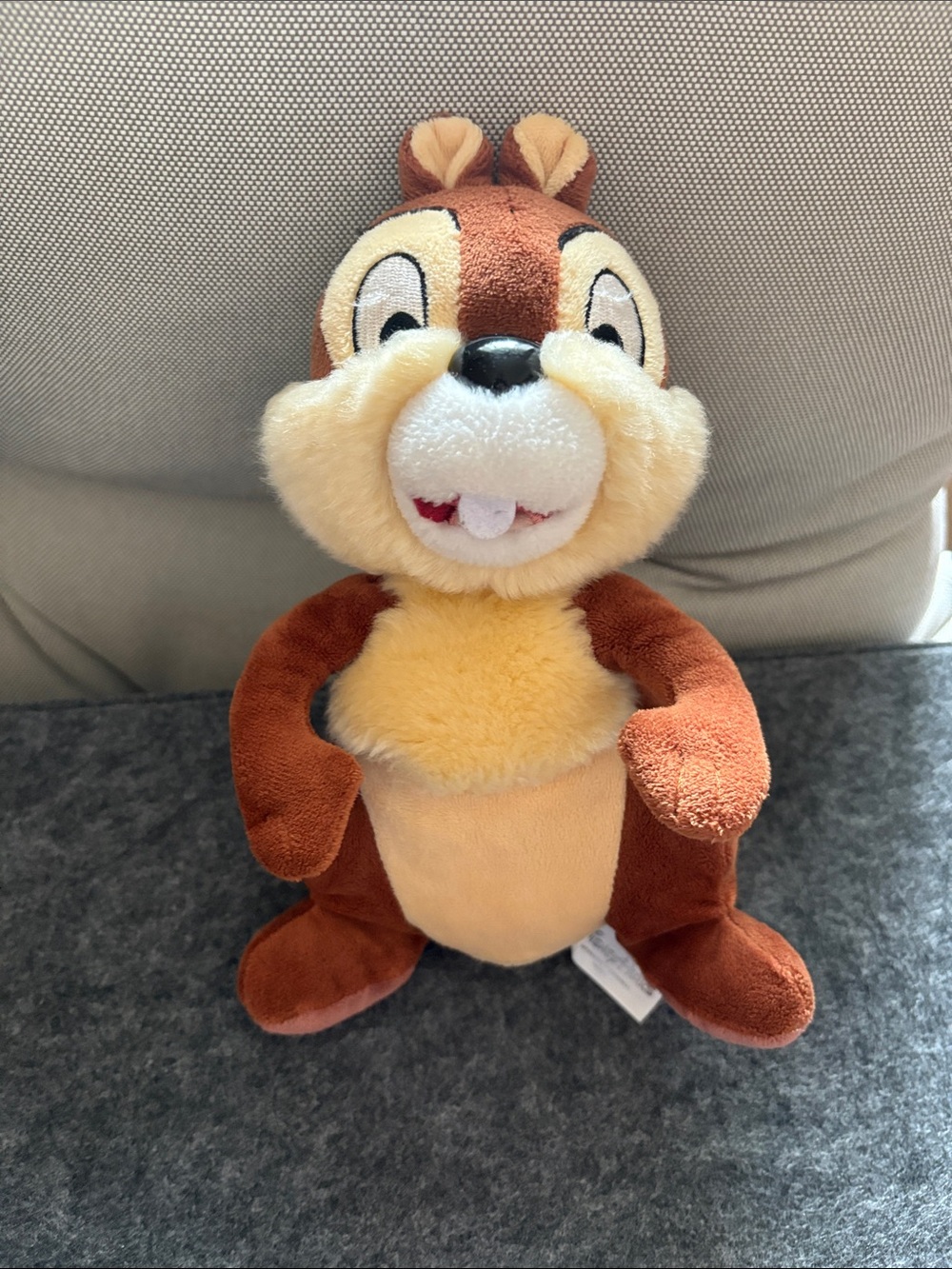 Disney Brown & Cream Chip Plush - Classic Chipmunk Stuffed Toy